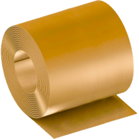 Фольга бронзовая 1x110 мм (1000 мкм) БрАЖ9-4 ГОСТ 1595-2021