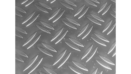 лист алюминиевый рифленый дуэт 1 мм АМц купить в Краснодаре