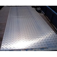 Лист алюминиевый рифленый квинтет 1x1000x2000 мм АМц ГОСТ 21631-2023