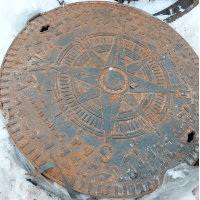 Люк чугунный сверхтяжелый усиленный круглый СТУ (Ф900) 1000 мм ВЧ40 ГОСТ 3634-2019