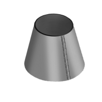 Обечайка стальная коническая 2820x1920x20 мм 09Г2С ГОСТ 14249-89