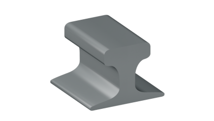 рельсы КР120 стальные крановые 12 м К76Ф купить в Краснодаре