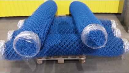 сетку рабицу стальную с полимерным покрытием (ПВХ) 20x20 2 мм купить в Краснодаре