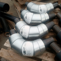 Скорлупа ППУ-ОЦ для отвода 45° 76x160 мм ГОСТ 30732-2020