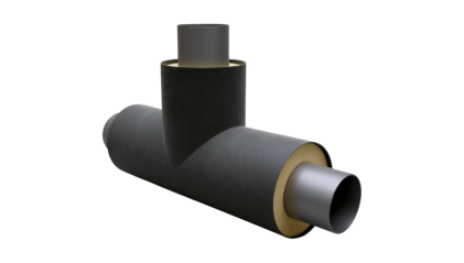 тройник в ППУ-ПЭ изоляции 108х4-32х4 мм купить в Краснодаре