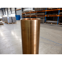 Труба бронзовая прессованная ГКР 120x12,5 мм БрА9Ж3Л ГОСТ 1208-2014