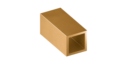 трубу латунную профильную квадратную ДКВНТ 48x48x4 мм Л68 купить в Краснодаре