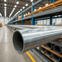 Труба оцинкованная бесшовная г/д 48x4 мм 10Г2 ГОСТ 8732-78