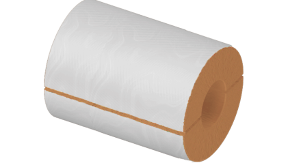 Цилиндр теплоизоляционный базальтовый 720x40x500 мм Г1 Ц 100 фото цилиндр теплоизоляционный базальтовый 720x40x500 мм Г1 Ц 100 купить в Краснодаре